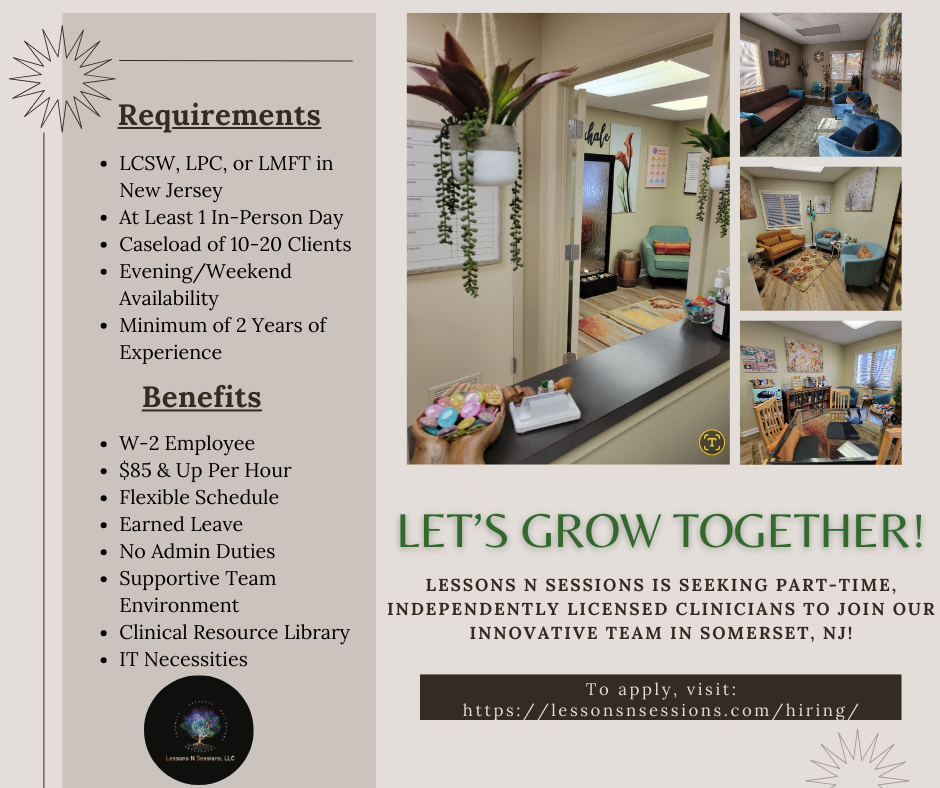 Lessons N Sessions Hiring Flyer